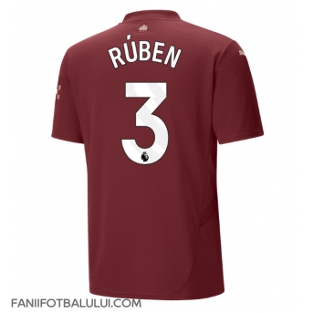 Manchester City Ruben Dias #3 Tricou Fotbal Replică 2024-25 Barbati Treilea